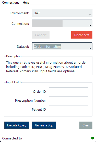 Internal database querying tool built with Python for enterprise healthcare data analysis